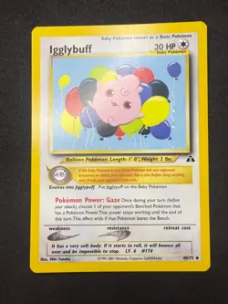 Igglybuff 40/75 | Neo Discovery | Pokemon Card | NM/M 2 - Image 1