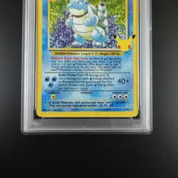 PSA 10 Blastoise 2/102 Pokemon Celebrations Classic Collection Holo Graded Card - Image 3