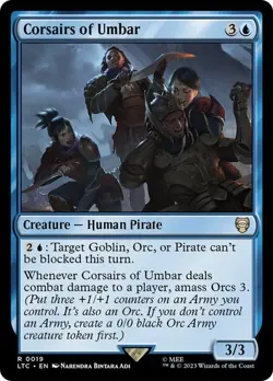 MTG - Corsairs of Umbar - Lord of the Rings Commander - Magic the Gathering - Image 1