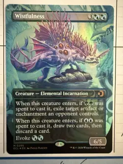 Magic: The Gathering Wistfulness Creature ECL 0296 BORDERLESS FOIL - Image 1