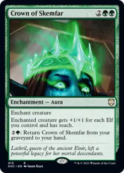 1 x Crown of Skemfar - Commander: Kaldheim - Light Play - MTG - Image 1