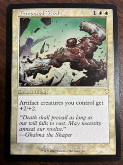 MTG - Tempered Steel Retro 76 - Frame Commander: the Brothers' War Regular - NM - Image 1
