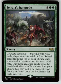 Selvala's Stampede Normal R Commander: Tarkir: Dragonstorm 269 NM - Image 1