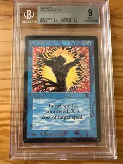 Magic the Gathering MTG Beta Spell Blast BGS 9.3 (Beta Bob) - Image 1