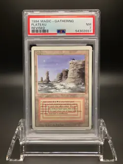 MTG | PLATEAU | REVISED | PSA GRADED 7 NEAR MINT | RESERVED LIST | DUAL LAND - Image 3