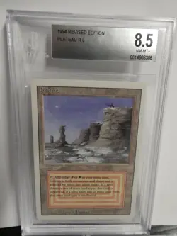 Revised Plateau BGS 8.5 NM-MT+ Magic MTG Dual Land Old School 93/94 Graded - Image 1