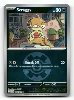Scraggy (Quick Ball) 134/217 - ME: Ascended Heroes Reverse Holo - Pokemon NM/M - Image 1
