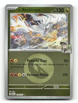 N's Reshiram (Energy Symbol Pattern) 154/217 - Ascended Heroes - Pokemon NM/M - Image 1
