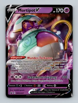Mortipot V SWSH021 – Full Art Promo – Deutsch – Pokemon Karte NM - Image 1