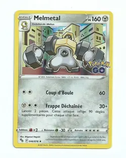 Carte Pokemon : Melmetal 046/078 - Holo - Pokemon GO EB10.5 - FR - Image 1