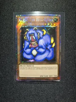 Bazoo The Soul Eater RA03-EN111 Platinum Secret Rare - Crimped (Error) - Image 1