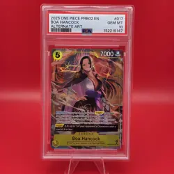 One Piece Prb02 Boa Hancock Alternate Art PSA 10 #017 - Image 1