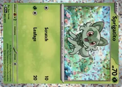 Pokemon TCG Sprigatito 001/015 McDonalds 2023 Holo Rare Trading Card - Image 5