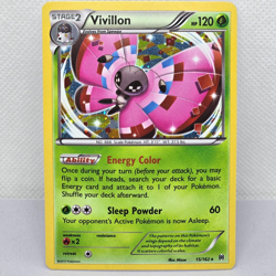 Vivillon 15/162 XY Breakthrough Cosmos Holo Rare Pokemon Card TCG English NM - Image 1