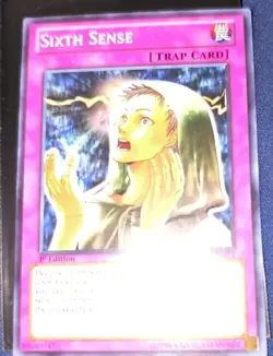 Yugioh - LCJW-EN273 - Sixth Sense - 1st Edition - NM Card-Common Rarity - Image 1