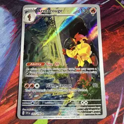 Armarouge 203/198 Illustration Rare Scarlet & Violet Pokemon Holo Near Mint - Image 1