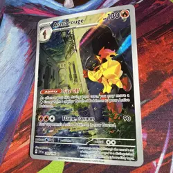 Armarouge 203/198 Illustration Rare Scarlet & Violet Pokemon Holo Near Mint - Image 2