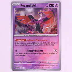 Pokemon TCG - Prismatic Evolutions - Pokeball Textured - Fezandipiti - 045/131 - Image 1