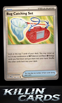 Bug Catching Set (Poke Ball Pattern) 102/131 Pokemon Uncommon SV: Prismatic Evol - Image 1