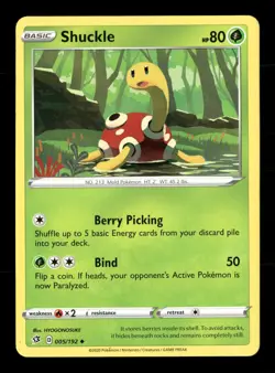 Shuckle Rebel Clash 005/192 Pokemon LP HYOGONOSUKE - Image 1