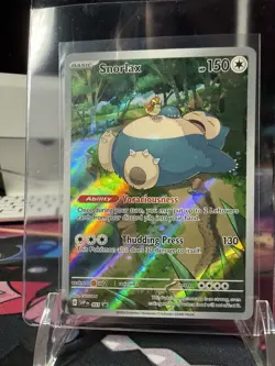 Pokemon TCG Snorlax SVP EN 051 Scarlet & Violet Promo Full Art Holo 2023 GOSSAN - Image 4