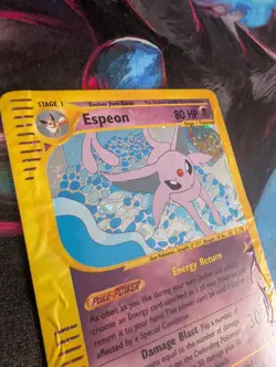 Espeon Holo Aquapolis H9/H32 Pokemon - Grading 1 ContenderU (UK SELLER) - Image 2