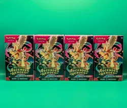 4 x POKEMON CENTER Mega Evolution-Ascended Heroes Booster Bundle 6 Packs Each - Image 1