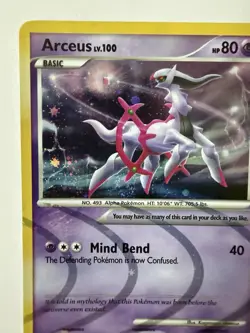 Arceus AR7 Platinum Arceus Holo 2009 Pokemon - Image 2