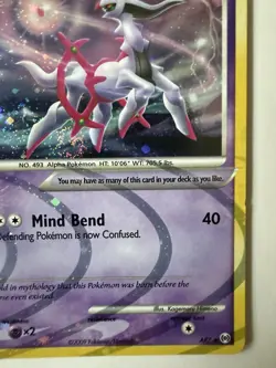 Arceus AR7 Platinum Arceus Holo 2009 Pokemon - Image 4