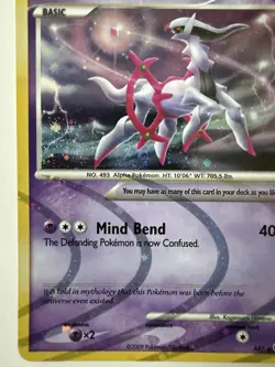 Arceus AR7 Platinum Arceus Holo 2009 Pokemon - Image 5