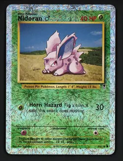 Nidoran M HP 83/110 - Reverse Holo Legendary Collection - Pokemon 2002 - Image 1