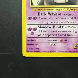 Pokemon Vintage Sabrina's Gengar Gym Challenge Rare 29/132 WotC - Image 5