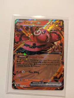 Oricorio ex 018/094 Double Rare Phantasmal Flames Pokemon tcg Holo NM - Image 2