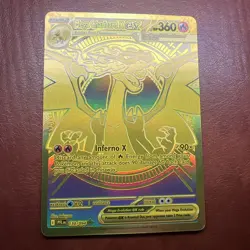 Pokemon Mega Charizard X EX MHR #130 (GOLD) - Image 1