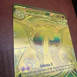 Pokemon Mega Charizard X EX MHR #130 (GOLD) - Image 3