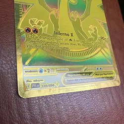 Pokemon Mega Charizard X EX MHR #130 (GOLD) - Image 4