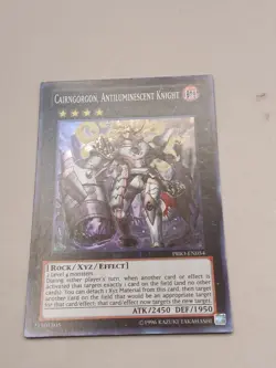 Yugioh! Cairngorgon, Antiluminescent Knight - PRIO-EN054 - Super Rare Nm - Image 2
