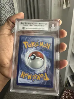 Pokemon Bulbasaur 133/132 Me01: Mega Evolution IR Holo Beckett BGS 9 MINT - Image 2