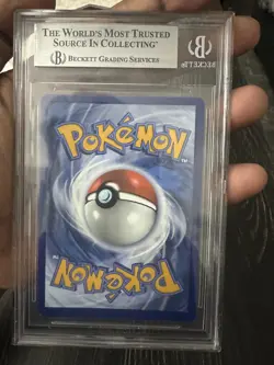 Pokemon Bulbasaur 133/132 Me01: Mega Evolution IR Holo Beckett BGS 9 MINT - Image 4