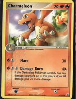 Charmeleon Uncommon FireRed & LeafGreen 31/112 Fire Pokemon Card - Image 1