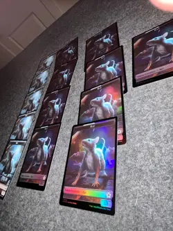 MTG Foundation Token Lot 14 Cards Zombie/Rat 9 Foils - Image 5