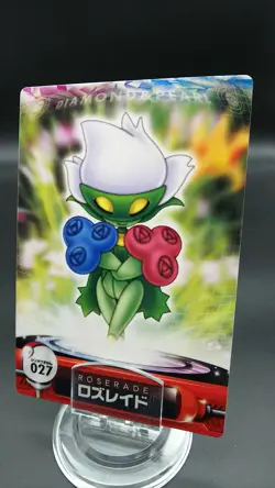 Roserade 027 Pokemon Card Nintendo Japanese Diamond and Pearl - Image 1