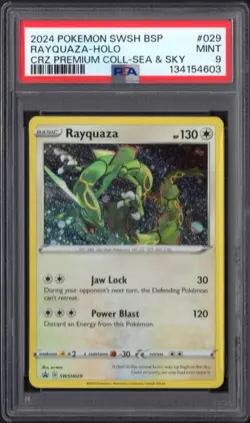 Rayquaza SWSH029 SWSH: Sword & Shield Promo Cards Holo PSA 9 - Image 1