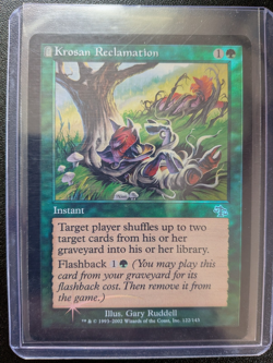1x MTG Krosan Reclamation FOIL - Judgment - Light Play - Actual Photos - Image 1