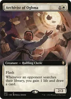 Foil - Archivist of Oghma Extended Art - 553 / NM / English MTG - Image 1