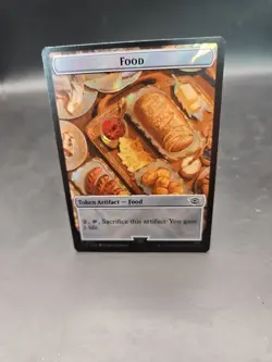 MTG Human Soldier (0014) // Food (0023) Double-Sided Token (Surge Foil) [LTR] - Image 2