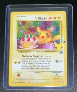 Birthday Pikachu 24 - Celebrations Pokemon - Image 1