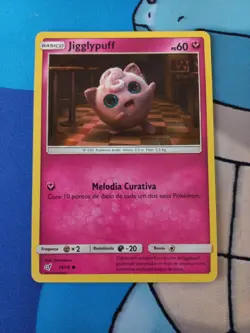 Jigglypuff 14/18 - Pokemon Detective Pikachu Holo, Portuguese - Image 1