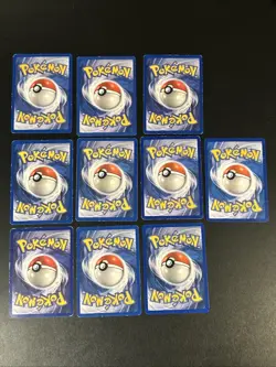 LOT of 10 Vintage Charmander/Charmeleon Pokemon Cards DAMAGED - Image 2