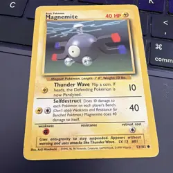 Magnemite - Pokemon TCG - MP - Common - Base Set 53/102 - Image 1